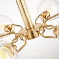 Декоративная современная лампа хрустальная стеклянная колба подвесная люстра освещение